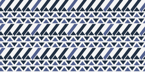 Aufkleber - Diagonal repeating geometric pattern. Vector blue pattern of sticks and triangles. For print, interior, packaging, wallpaper, decoration, stylish design, cups, pillows, notebooks.