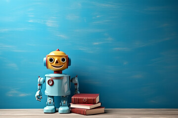 Wall Mural - a robot designed for educational purposes, teaching students about technology and automation, love a