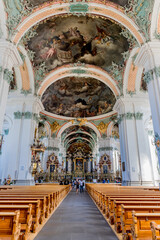 Canvas Print - Visite de l'Abbaye de Saint-Gall en Suisse