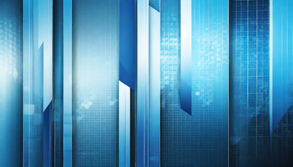 bright blue business background