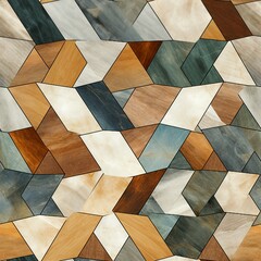 Aufkleber - Earthy Marble and Wood Pattern