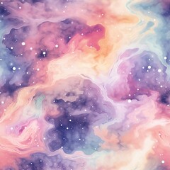 Leinwandbilder - Heavenly Marble Galaxy Pattern