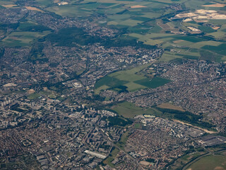 Sticker - Aerial view of Paris