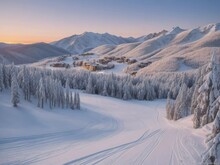 Snowy Mountain Splendor: Discover Ultimate Luxury In A Sun-Kissed Ski Resort Wonderland!