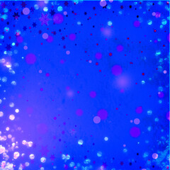 Wall Mural - Blue bokeh square background, Suitable for Ads, Posters, Banners, holidays background, christmas banners, and various graphic design works