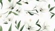 Snowdrops seamless pattern background. Hello Spring snowdrop delicate flowers. Romantic Bloom floral Botanical print for Easter. Cute Design for textile, fabric, cover, card, wallpapers, wrapping.