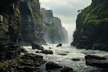 Poster - cliffs of moher at sunset