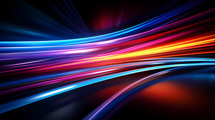 Wall Mural - neon light background