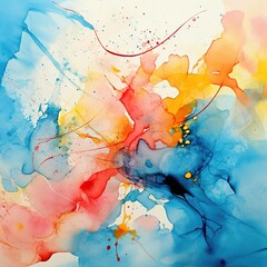 Canvas Print - watercolor stroke background