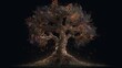 Tree whose structure is programming beautiful image Ai generated art