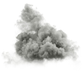 Aufkleber - Isolate rain storm disaster clouds flowing shapes transparent backgrounds 3d rendering png