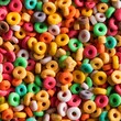 High-resolution image of colorful cereals,seamless image