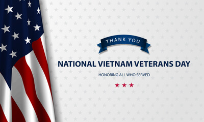 Wall Mural - Vietnam War Veterans Day background vector illustration 