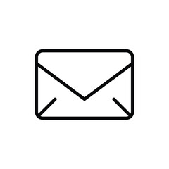 Sticker - Email mail message vector icon