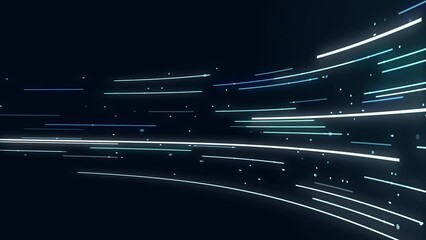 Aufkleber - Abstract Circle and line HUD technological futuristic elements.particle data background future design.