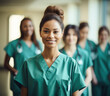 © hakule - The female nurse smiling in the hospital