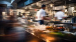 © Malika - Bustling kitchen. Chefs passionately working in a busy culinary haven
