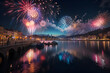 Celebrate the start of a new year with a stunning visual feast of sparkling fireworks, each one a work of art in its own right