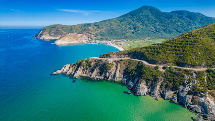 Wall Mural - Kapidag Peninsula coastline view in Turkey