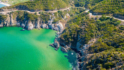 Wall Mural - Kapidag Peninsula coastline view in Turkey