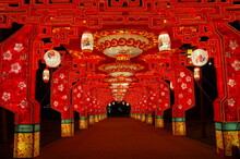 Xi 'an Datang Furong Garden Lanterns In The New Year