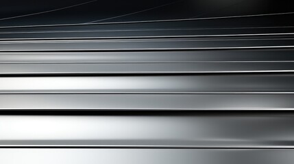 Poster - Silver texture steel panoramic background template vector.