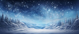 Fototapeta Niebo - Snow space for your decoration