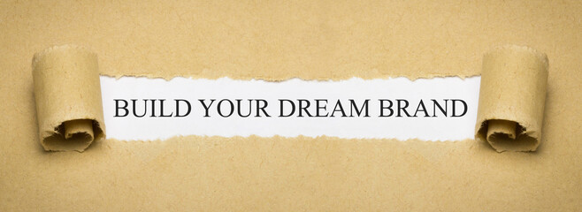 Canvas Print - Build your dream brand