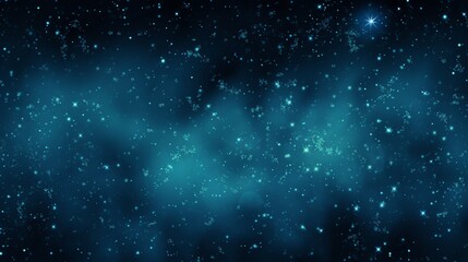 abstract blue space background with stars and nebula