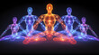 spiritual awakening chakra enlightenment astral prana yogi meditation - by generative ai