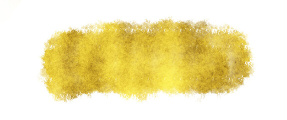 Wall Mural - Golden paint streak on transparent background clip art 