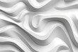 Background of white 3D curves with a topographical essence