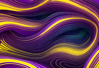  Abstract purple and yellow Waves Background