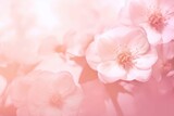 Fototapeta Kwiaty - Soft foucs of sweet roses in pastel pink color texture for background, Generative AI