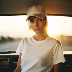 white t shirt women