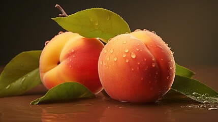 Sticker - apricots and plums