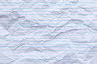 © lllonajalll - Top view empty rumpled lined paper with wrinkled. Notebook lined paper background and texture.
