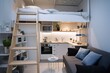 © Irina - tiny apartment with space saving solutions, Interior design