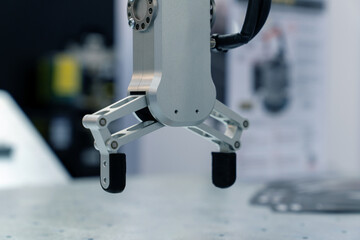 Aufkleber - Modern handling robot - robotic arm. Smart factory