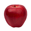 Czerwone jabłko na przezroczystym tle, png	