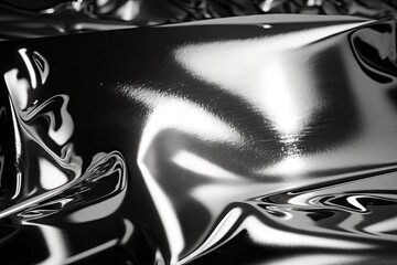 Poster - Abstract black metallic background