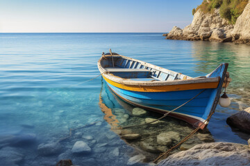 Wall Mural - boat on the beach