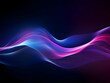 © Akilmazumder - Dark abstract curve and wavy background with gradient and color, Glowing waves in a dark background, Curvy wallpaper design