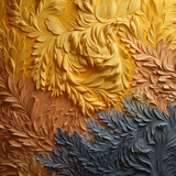Fototapeta  - Colorful leafes textile