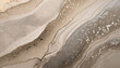 abstract fluid art background beige and silver colors liquid marble acrylic painting on canvas with gray glitter and gradient ink beige backdrop with shiny wavy pattern