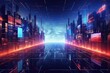 © MirkanRodi - Futuristic neon city background