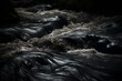 Dark sweet river swirling with richness. Generative AI
