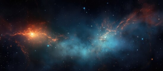 elements of this image provided by ai rendering featuring stars in a planet and galaxy