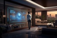 Smart Home Interior - Futuristic House Concept