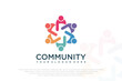 © su - people teamwork logo icon symbol of community,group and family.